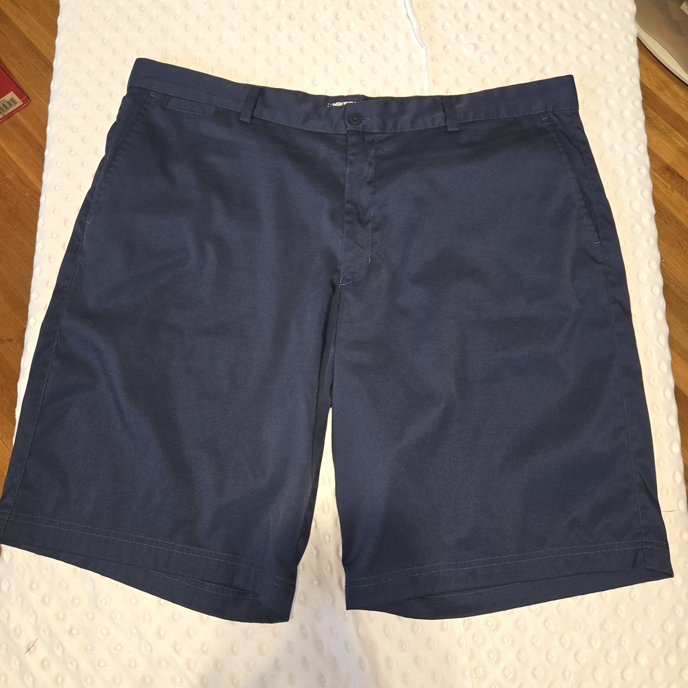 Nike Dri Fit 10" Chino Flat Front Golf‎ Short Size 40 Blue